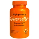 Querce-TalTM Quercetin + Bromelain 120 Veg Kapseln | Hohe Potenz verbesserte Absorptionsbioverfügbarkeit. Unterstützt Anti-Oxidant, Flare up Veranstaltungen, Herz Immune Gesundheit, Verpackung Mai Vary