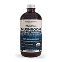 MycoMax Mushroom Complex - 70% Beta Glucans, Max Potency Mushroom Supplement, US Grown + Ultrasonic Extraction - Lions Mane, Cordyceps, Reishi & More - Fördert Kognition, Immunität, Energie - 8 Unzen.