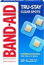 Band-Aid Brand Tru-Stay Clear Spots Bandagen für diskrete Erste Hilfe, All One Size, 50 Count