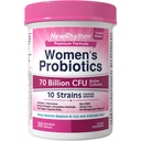 NewRhythm Frauen Probiotika, Organische Präbiotika, 70 Milliarden CFU 10 Stämme, Vaginal Probiotika für Urin & Verdauung Gesundheit, 30 Vegane Kapseln, keine Blähungen