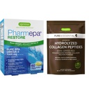 Pharmepa Restore & Advanced Hydrolysed Collagen Peptides Bundle, 1000mg Pure EPA Omega-3 Fischöl & 100% Gras Fed Bovine Collagen Protein Powder, von Igennus