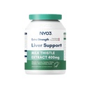 NYO3 28000mg Milchdistel 70:1 Extrakt 400mg mit Curcumin & Artichoke, 83% Silymarin, 60 Tage Versorgung, Kräuterergänzung für Leberreiniger Detox & Repair, Antioxidans Unterstützung, Non-GMO