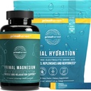 Hydration Powder & Magnesium Complex Supplements für Männer von Primal Harvest, Bundle
