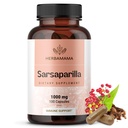 HERBAMAMA Sarsaparilla Root Capsules - 1000mg Sarsaparilla Pulver für pflanzlichen Leberreiniger-Unterstützung - Vegan, Non-GMO Smilax Liver Supplement