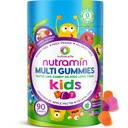 Nutracelle NUTRAMIN Sugar-Free, Allergen-Free 100% Vegan Gummy Multivitamine für Kinder - Great Tasting Natural Gummies Ihre Kinder werden lieben - 90 Count Bottle