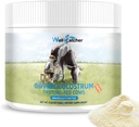 Gras Fed Bovine Colostrum Powder for Humans - Natürliche High IgG Colostrum Supplement für Kinder Erwachsene mit Immune Gut Hair Skin Support leicht zu mischen 60 Servietten