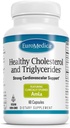 Euromedica Gesunde Cholesterin und Triglyceride - 60 Kapseln - Klinisch Studierte Amla - Unterstützt gesunde HDL & Triglycerid Levels - Non-GMO, Vegan, Kosher - 30 Portionen