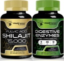 WELLNESS LABSRX Verdauungsenzym Kapseln | Shilajit Kapseln
