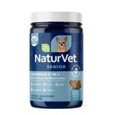 NaturVet Senior Advanced 5-in-1 Support Dog Supplement – unterstützt Immunsystem, Herz, Leber, Kognitive Funktion, Augengesundheit – Inklusive Ginkgo Biloba, Lutein – 60 Ct.