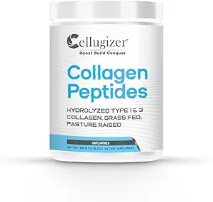 Collagen Peptide - Hydrolysiert Typ 1 & 3 Collagen Powder Protein Supplement | Gras Fed, Unflavored | 35 Servierungen
