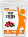 BulkSupplements.com Tart Cherry Powder - Fruchtpulver, Tart Cherry Supplements - Antioxidans Quelle, Glutenfrei & No Added Sugar, 2g pro Servierung, 500g (1.1 lbs) (Pack von 1)