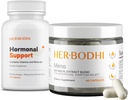 Meno & Hormonal Support Supplements - Menopause Hormonal Balance für Frauen (60 Caps) & Hormon Balance Supplement für Frauen, PMS Support Supplement (60 Caps), 2 Artikel