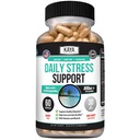 Kaya Naturals - Natürliche Kräuter Stress unterstützen Vitamin-Ergänzung zu entspannen und beruhigen den Geist - Boost Mood - Happy Pills - Stress-Relief-Unterstützung - Vitamin-Ergänzung - 60 Kapseln