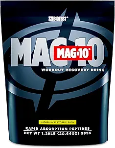 Biotest MAG-10 Post-Workout - 2X Muscle Gains, 15 Portionen - 20g Di/Tri-Peptides, 7g HBCD, 3.5g Isomaltulose - Lemon
