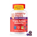 SmartyPants Kinder Immunität Elderberry Gummies: Kinder Immununterstützungsergänzung, Vitamin C, Vitamin D, Vitamine B6 & B12 und Zink, Glutenfrei, Elderberry Flavor, 60 Zähler (30 Tage Versorgung)