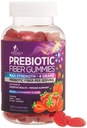 Ballaststoffe für Erwachsene, Täglich 4g Gummy Fiber Supplement, Prebiotic Gummy Digestive Health Support - Plant Based Soluble Fiber Chews, Prebiotics unterstützt Regularity & Digestion Non-GMO - 120 Gummis
