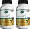 NeuroVife Gold Max Brain Support Supplement | 8 Natürliche Extrakte mit DHA, Vitamine A, C, B Complex | 60 Veggie Kapseln | Made in USA (2)