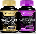 Nattokinase Supplement Kapseln - 5000 FU - Enzyme aus reinem japanischen Natto-Extrakt