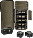 Wöchentliche Pille Organizer 2 Mal pro Tag, Moisture-Proof, Detachable Compartments, AM PM Pill Box 2X 7 Tage, Reise Pille Organizer für Pillen/Fish Oil/Medication/Vitamin/Supplements (Schwarz)