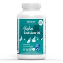 Jigsaw Gesundheit Alaskan Cod Liver Öl | 900 mg Omega-3s mit EPA, DHA und DPA | Inklusive natürlich gebrauchen Vitamine A & D | 180 Softgels | 60 Servierungen