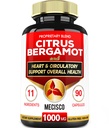 11 in 1 Citrus Bergamotte Ergänzung 1000mg mit schwarzer Chokeberry, Berberine HCI & More - 90 Kapseln - Unterstützt Herzgesundheit, Immunsystem, Energieproduktion