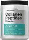 Horbäach Collagen Peptide Pulver 7oz | Typ I und III | Unflavored Multi Collagen Protein und Aminosäuren | Glutenfrei, Keto & Paleo Friendly