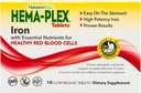NaturesPlus Hema-Plex Iron - 10 Slow-Release Tabletten - 85 mg Chelate Iron - Total Blood Health - mit Vitamin C & Bioflavonoids - Vegan, Glutenfrei - 10 Portionen