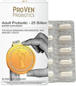 Ultimate Probiotic für Erwachsene | 50 Billion CFU | Unterstützt Verdauung, Immunität und gesundes Gewicht | 30 Multi-Strain Probiotics Kapseln | Vegetarisch, Glutenfrei, Lactose-frei