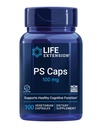 Life Extension PS Caps, Phosphatidylserin, für kognitive Leistung, Glutenfrei, Non-GMO, Vegetarisch, 100 Kapseln
