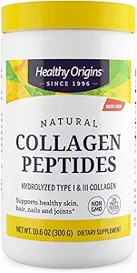 Gesunde Ursprünge Kollagenpeptide (Gras-Fed, Non-GMO, 3rd Party Tested), 10.6 Oz (300 g)