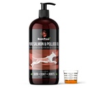 Pure Wild Alaskan Lachsöl für Hunde & Katzen Haut und Mantel - Fish Oil Liquid mit Pumpe - Unterstützt Gelenkfunktion, Immun- &amp; Herzgesundheit - Omega 3 Liquid Food Supplement - Alle natürlichen EPA + DHA - 32oz