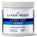 Leaky Gut Repair Gut Health Support Pulver Glutamine Slippery Elm für IBS Heartburn Relief Bloating zu beruhigen Stomach für Frauen und Männer Kapseln (Unflavored) 180g
