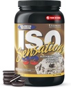 Ultimate Nutrition Whey Protein Isolate Pulver mit Glutamin Complex, ISO Sensation 93 - Whey Protein Pulver mit hinzugefügtem Kolostrum für verbesserte Erholung, Immunität & Gut Gesundheit - Cookies N Cream, 2lbs