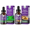 Bundle of Potent Liquid Kava Kava Drops Supplement mit Kavalactonen für besseren Schlaf und USDA Organic Ashwagandha Liquid Drops - Ashwagandha Root Extract für Stress und Stimmung Unterstützung für Erwachsene