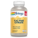 Solaray Calcium Magnesium Citrate 1000mg 1:1 Ratio, Knochenstärke-Ergänzung, Muskel-, Nerven- und Knochengesundheitsunterstützung, Chelat für hohe Absorption, 60-Tage-Garantie, 45 Servietten, 270 VegCaps
