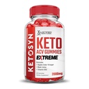 Justified Laboratories Ketosyn Keto ACV Gummies Extreme 2000MG Ketosyn Keto Gummies Apfel Apfelessig Formuliert mit Granatapfelsaft Pulver B12 Vegan Non GMO 60 Gummys