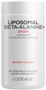 Codeage Liposomal Beta-Alanine Supplement - CarnoSyn Beta-Alanine - 2-Monats-Versorgung - Liposomale Lieferung - Pre Workout, Post Workout und Sport Supplementation - Non-GMO - 180 Kapseln