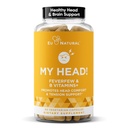 Mein Kopf! Kopfschmerzen Vitamine – Empfindlichkeit, Spannung, Komfort, Gesunde Kopffunktion für einen klaren Geist – Schnell wirkendes Magnesium, Feverfew, Boswellia, Vitamin D, Ginger, &amp; mehr – 60 Soft Capsules