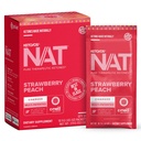 Pruvit - Keto//OS NAT - Erdbeere Pfirsich Charged Drink Mix mit C-Med 100, L-Taurine, Vitamine B6 & B12, Ketone Supplement - 18.5g