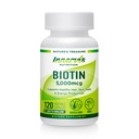 Hohe Potenz Biotin 5000mcg – Unterstützt Haar, Haut & Nail Gesundheit, 120 Veggie Kapseln