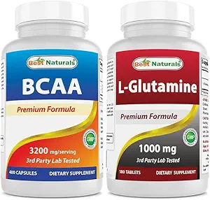 Best Naturals BCAA 3200mg & L-Glutamin 1000mg