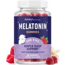 Melatonin Gummi für Kinder | 0.5mg pro Gummy | Gentle Rest Unterstützung für Kinder Alter 2+ | Low-Dose Chewable Rest Aid für Kinder | mit Lemon Balm & Chamomile | Non-GMO, Third-Party getestet 60ct
