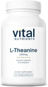 Vital Nährstoffe L-Theanine 200mg | Vegan-Ergänzung | L Theanine-Ergänzung unterstützt normale Niveaus und kognitive Funktion* | Gluten, Dairy und Soy Free | 120 Kapseln