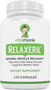 VitaMonk RelaxerilTM All-Natural Muscle Relaxer - Muscle Relaxer Supplement - Komplette Muskel entspannende Formel