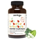 Zenkgo Frauen Vitamine + Probiotika 25B CFU + Bio Ganze Lebensmittel, Unterstützt Immunität, Verdauung, Energie, Tägliche Vitamine A, E, B6, B12, Vegan D3, K2 (MK-7), Folate, Minerals, Superfoods(60Ct/30Day)