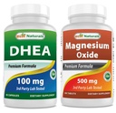 Best Naturals DHEA 100 mg & Magnesiumoxid 500 mg