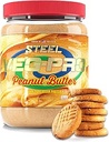 Stahl Ergänzungen Veg-PRO | Vegan Protein Pulver, Peanut Butter | 25 Portionen (1.65lbs) | Protein mit BCAA Aminosäure | Glutenfrei | Non Dairy | Low Carb Formel | Artficial Flavoring
