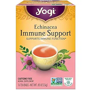 Yogi Kräutertee Taschen, Echinacea Immununterstützung 16 ea (Pack von 2)