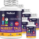 NuBest Tall 10+ Premium Knochenstärke Formel, verbesserte Immunität und Gesamtgesundheit für Alter 10+ mit Calcium, Vitamin D3, Vitamin K2, und Multivitamine | Pack 6