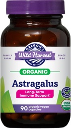 Oregon's Wild Harvest, Certified Organic Astragalus Kapseln für Immunität Unterstützung, 1125 MGS, 90 Count